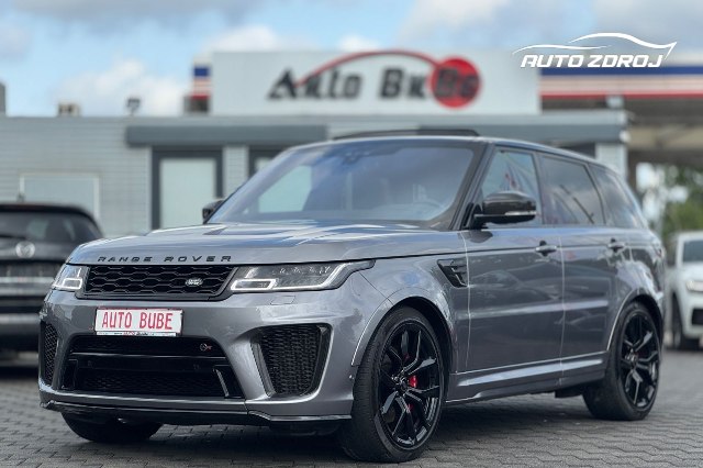 Land Rover Range Rover Sport SVR P575 AWD, 423kW, A8, 5d.