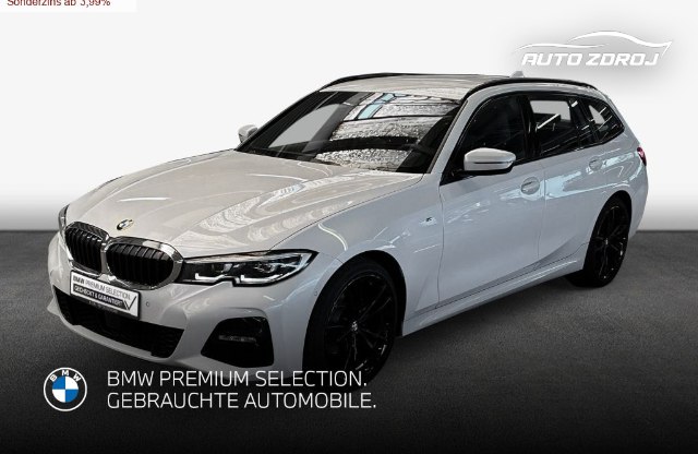 BMW rad 3 Touring M-Sportpaket 320d xDrive, 140kW, A8, 5d.