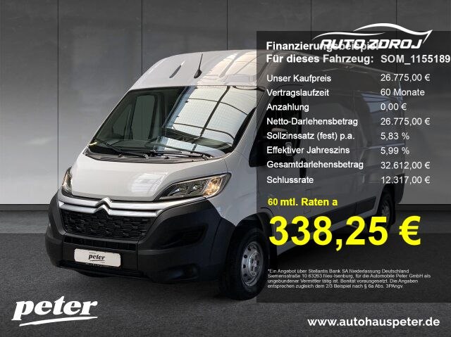 Citroen Jumper L3H2 2.2 BlueHDi, 103kW, M