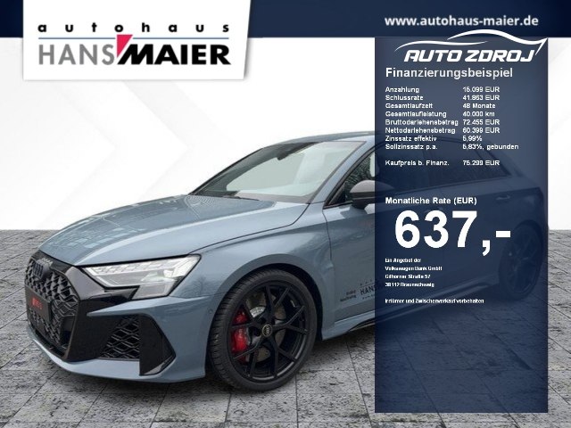 Audi RS3 Sportback 2.5 TFSI quattro S-tronic, 294kW, A7, 5d.