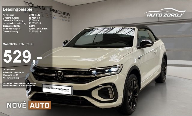 Volkswagen T-Roc Cabrio R-Line 1.5 TSI DSG, 110kW, A, 2d.