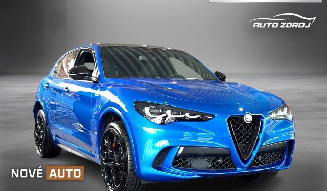 Alfa Romeo Stelvio Quadrifoglio Q4 2.9 V6 Bi-Turbo, 382kW, A8, 5d.