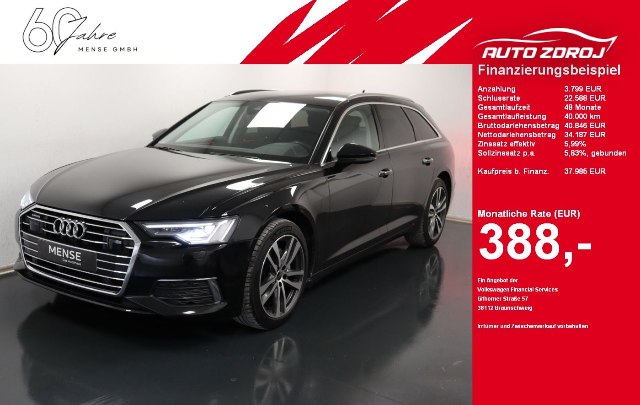 Audi A6 Avant design 40 TDI quattro S-tronic, 150kW, A7, 5d.