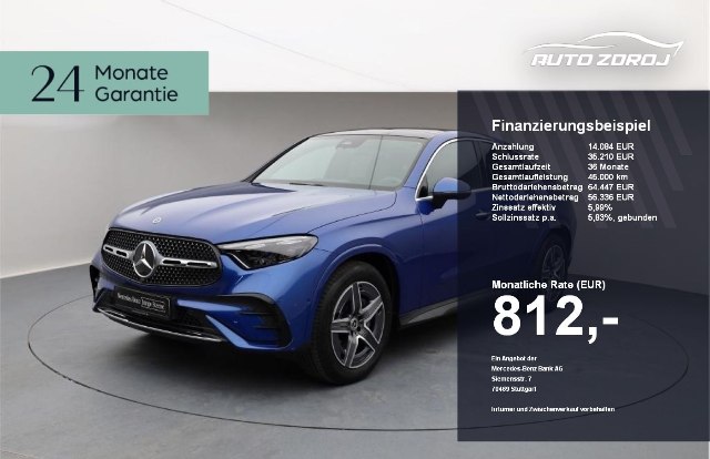 Mercedes-Benz GLC Coupé AMG Line 300 d 4Matic, 198kW, A, 5d.