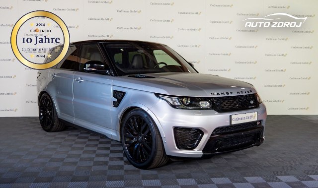Land Rover Range Rover Sport SVR 5.0 V8 AWD, 405kW, A8, 5d.