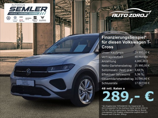 Volkswagen T-Cross 1.0 TSI DSG, 85kW, A, 5d.