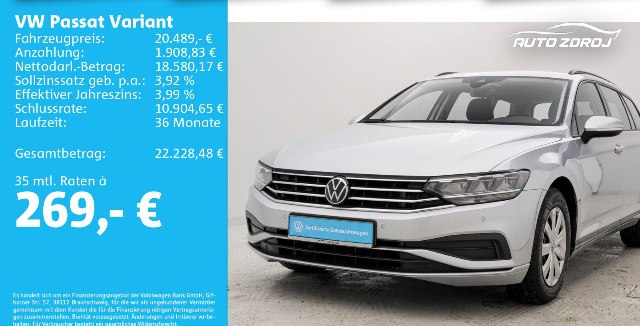 Volkswagen Passat Variant 2.0 TDI, 110kW, M6, 5d.