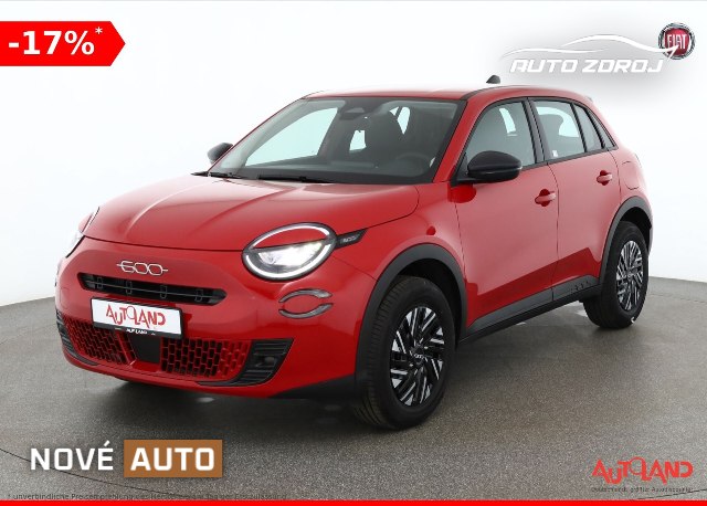 Fiat 600 1.2T e-Hybrid, 107kW, A, 5d.