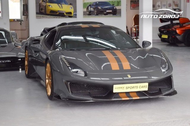 Ferrari 488 Pista 3.9 V8 RWD, 530kW, A7, 2d.